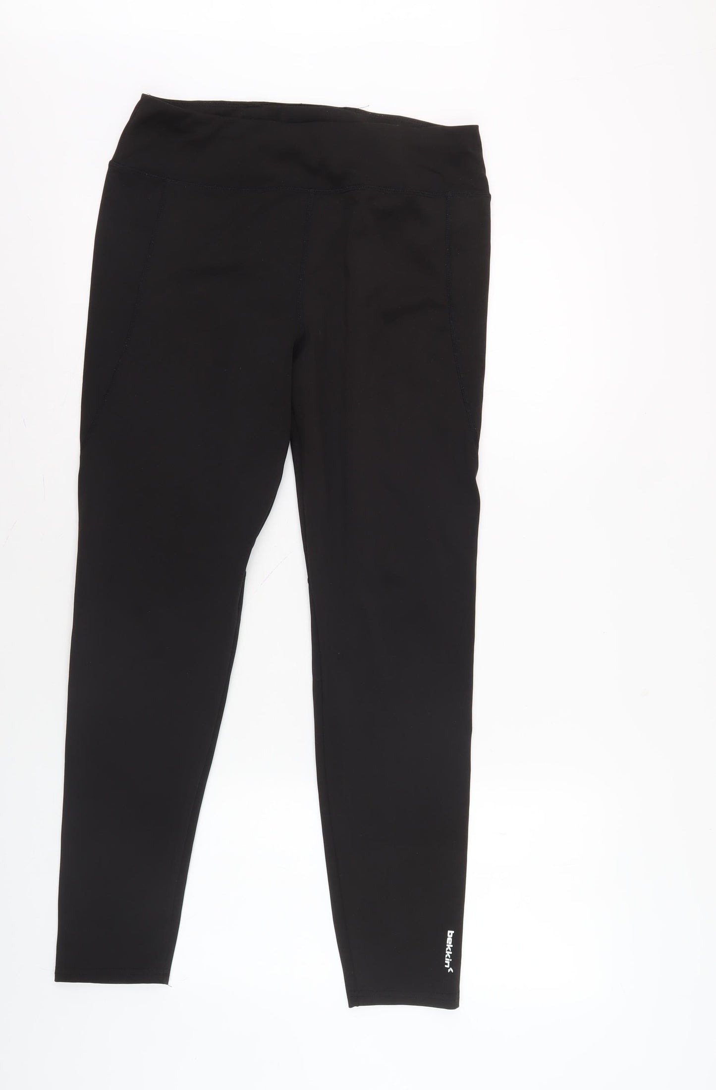 Bekkin Women's Black Leggings XL Elastic Waist