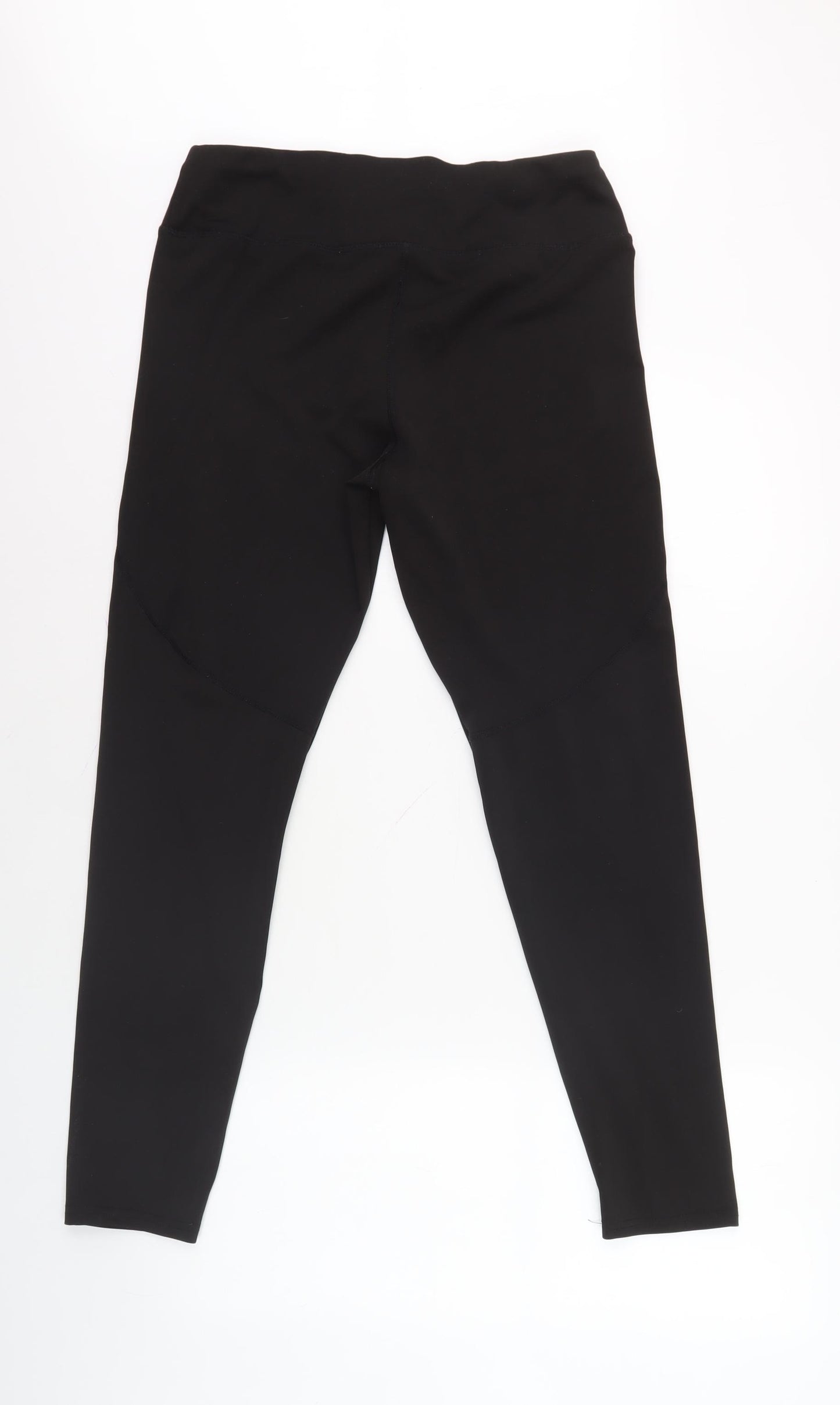 Bekkin Women's Black Leggings XL Elastic Waist