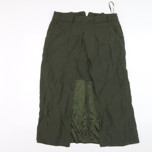 River Island Women's Green Skirt Size 12 with Pockets