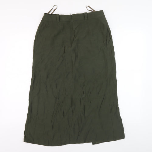 River Island Women's Green Skirt Size 12 with Pockets