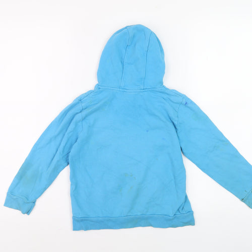 Disney Boys Blue Graphic Print Hoodie Size 6 Years