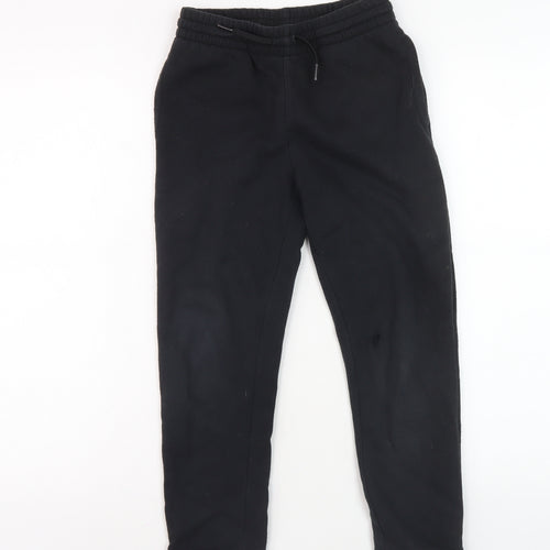 Converse Boys Black Jogger Trousers Size S Elastic Waist