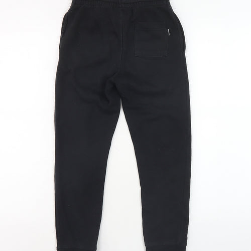Converse Boys Black Jogger Trousers Size S Elastic Waist