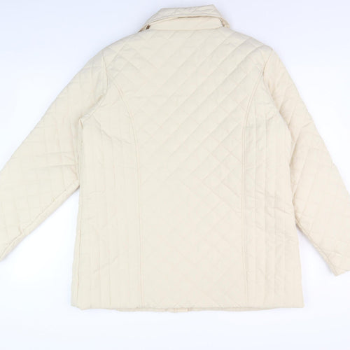 Pure & Natural Women's Beige Quilted Jacket Size 16