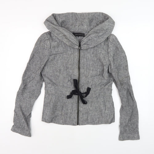 Zara Women’s Grey Slim Fit Jacket, S, Casual