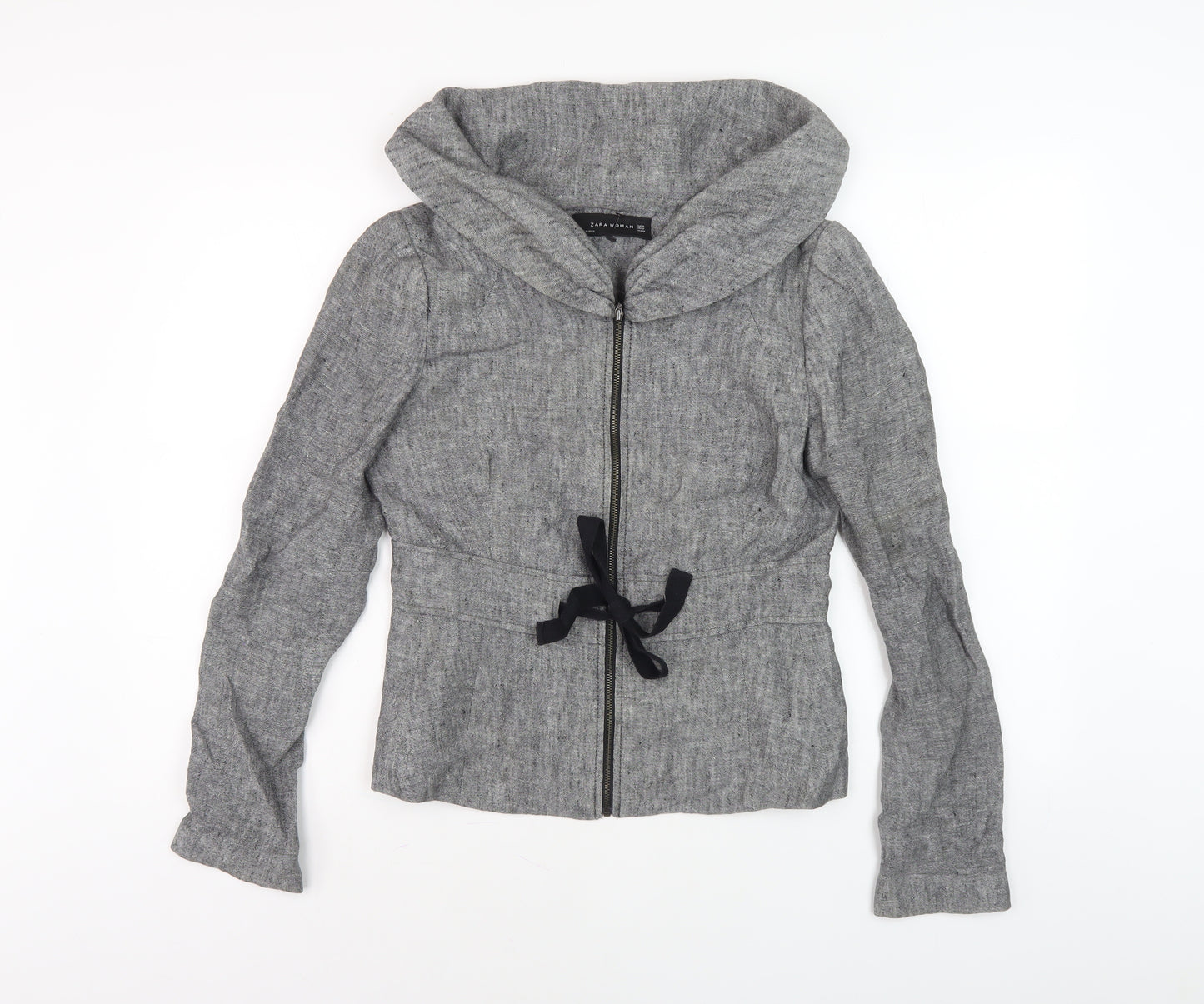 Zara Women’s Grey Slim Fit Jacket, S, Casual