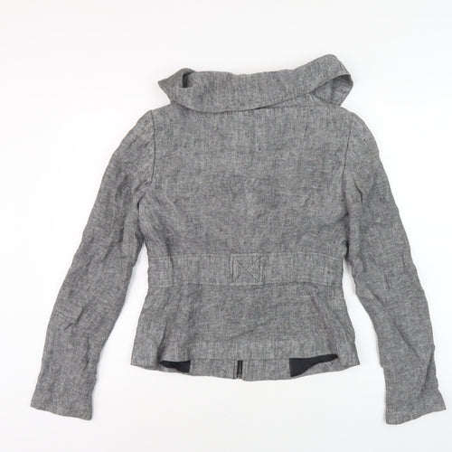 Zara Women’s Grey Slim Fit Jacket, S, Casual