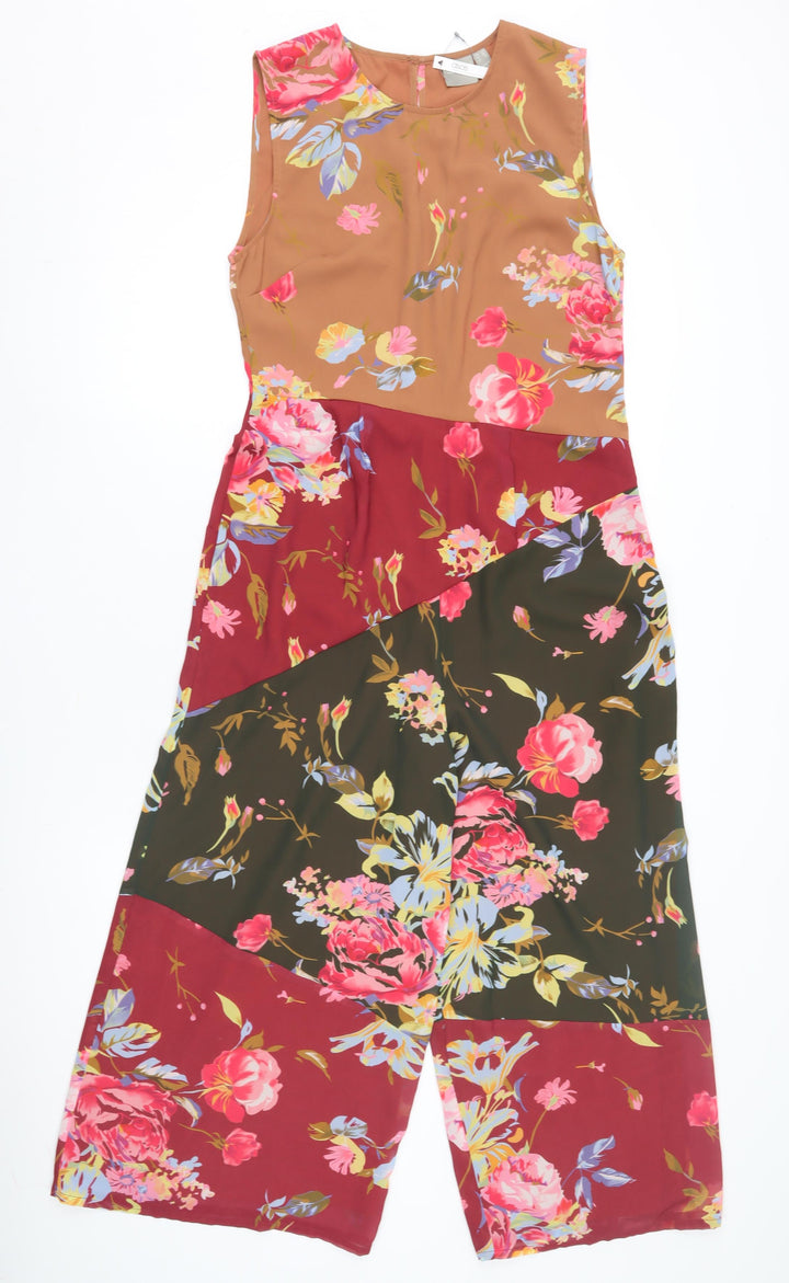 ASOS Women's Multicoloured Floral Jumpsuit, Size 10