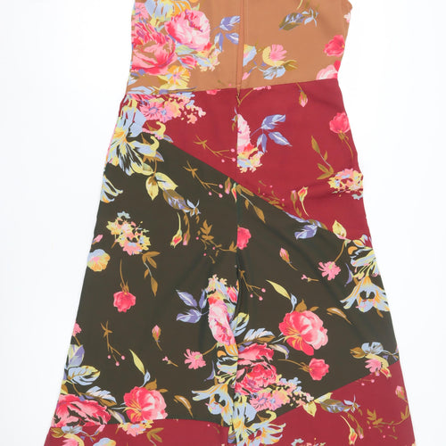 ASOS Women's Multicoloured Floral Jumpsuit, Size 10