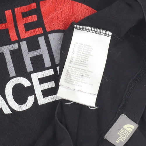 The North Face Boys Black Logo T-Shirt Size M