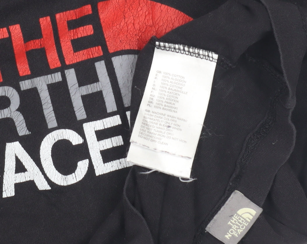 The North Face Boys Black Logo T-Shirt Size M