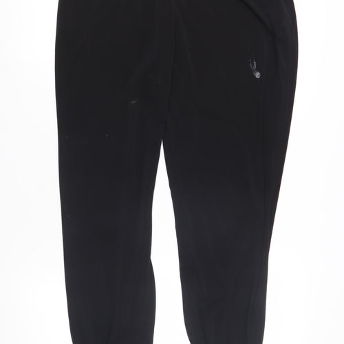Zara Women's Black Elastic Waist Trousers - Size M