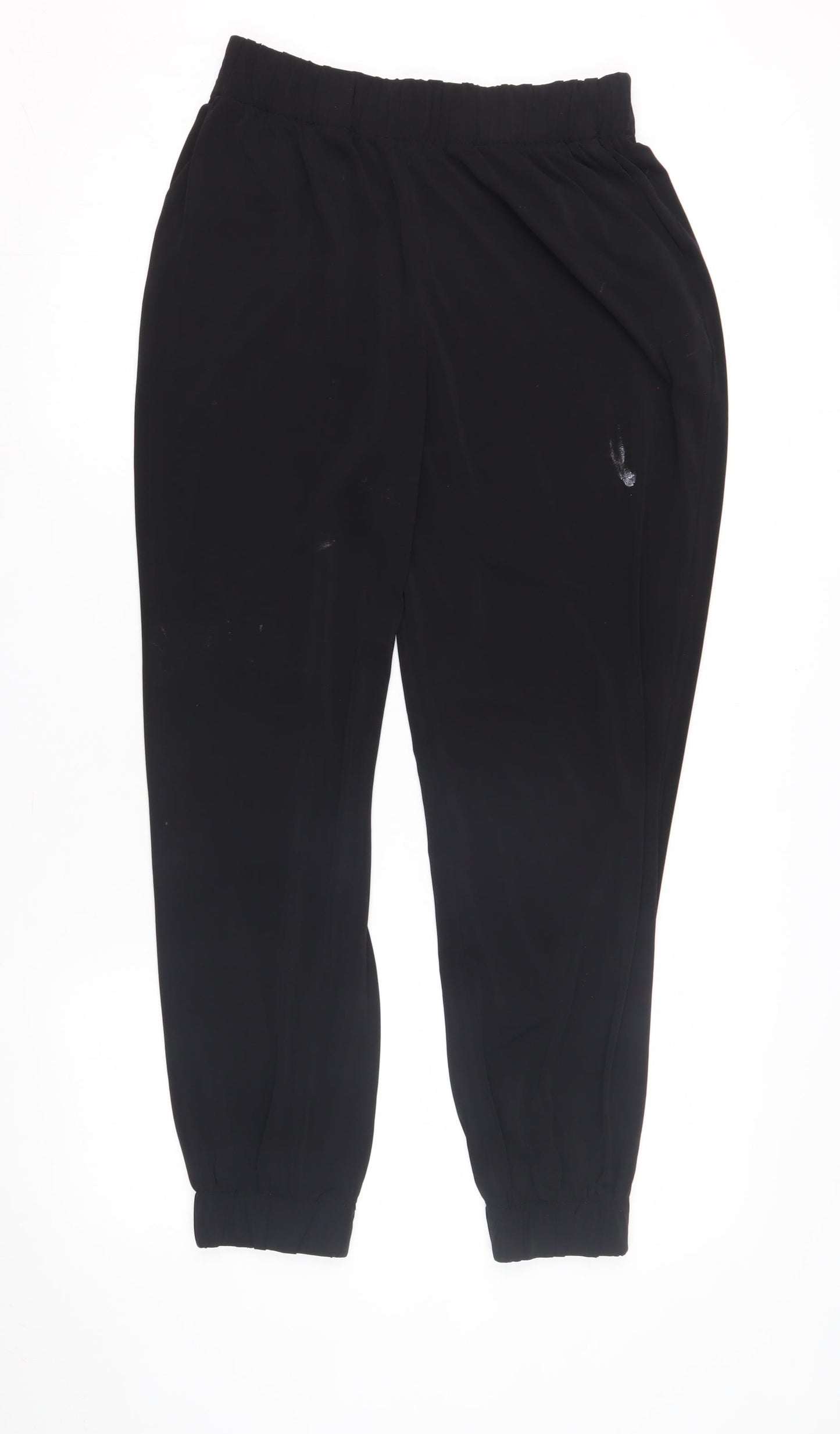 Zara Women's Black Elastic Waist Trousers - Size M