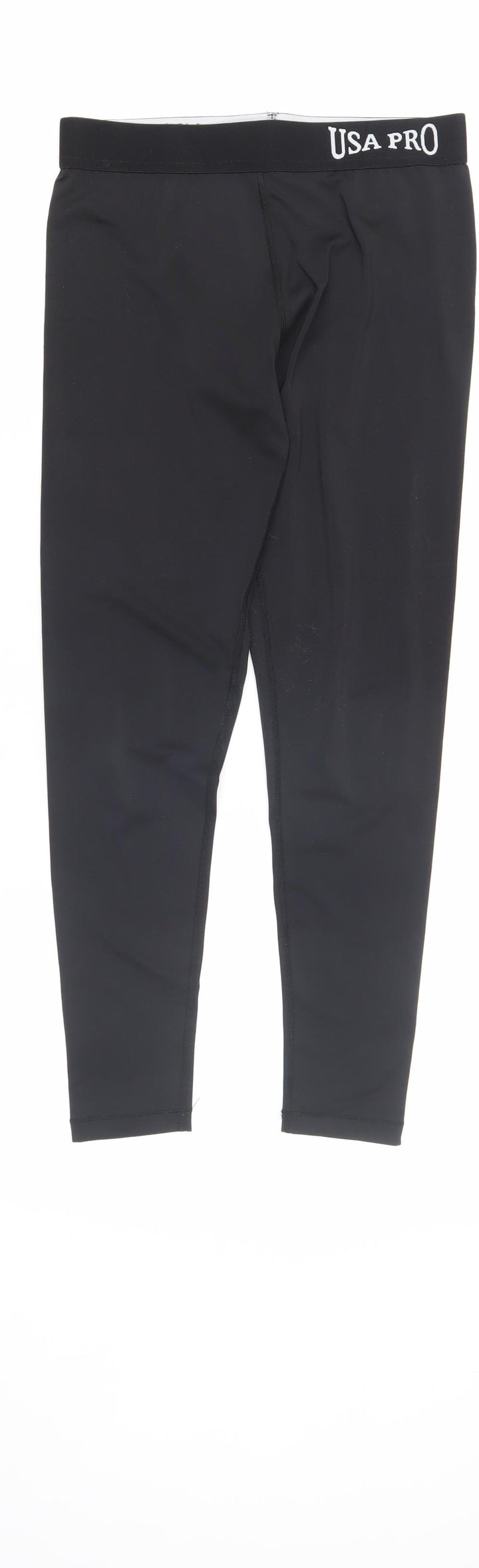 USA Pro Girls Black Leggings - Size 12 Years, Activewear