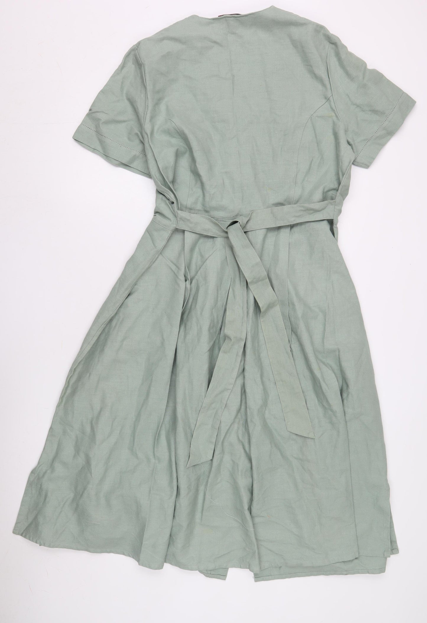 Colourways Women's Grey Midi Shirt Dress Size 18