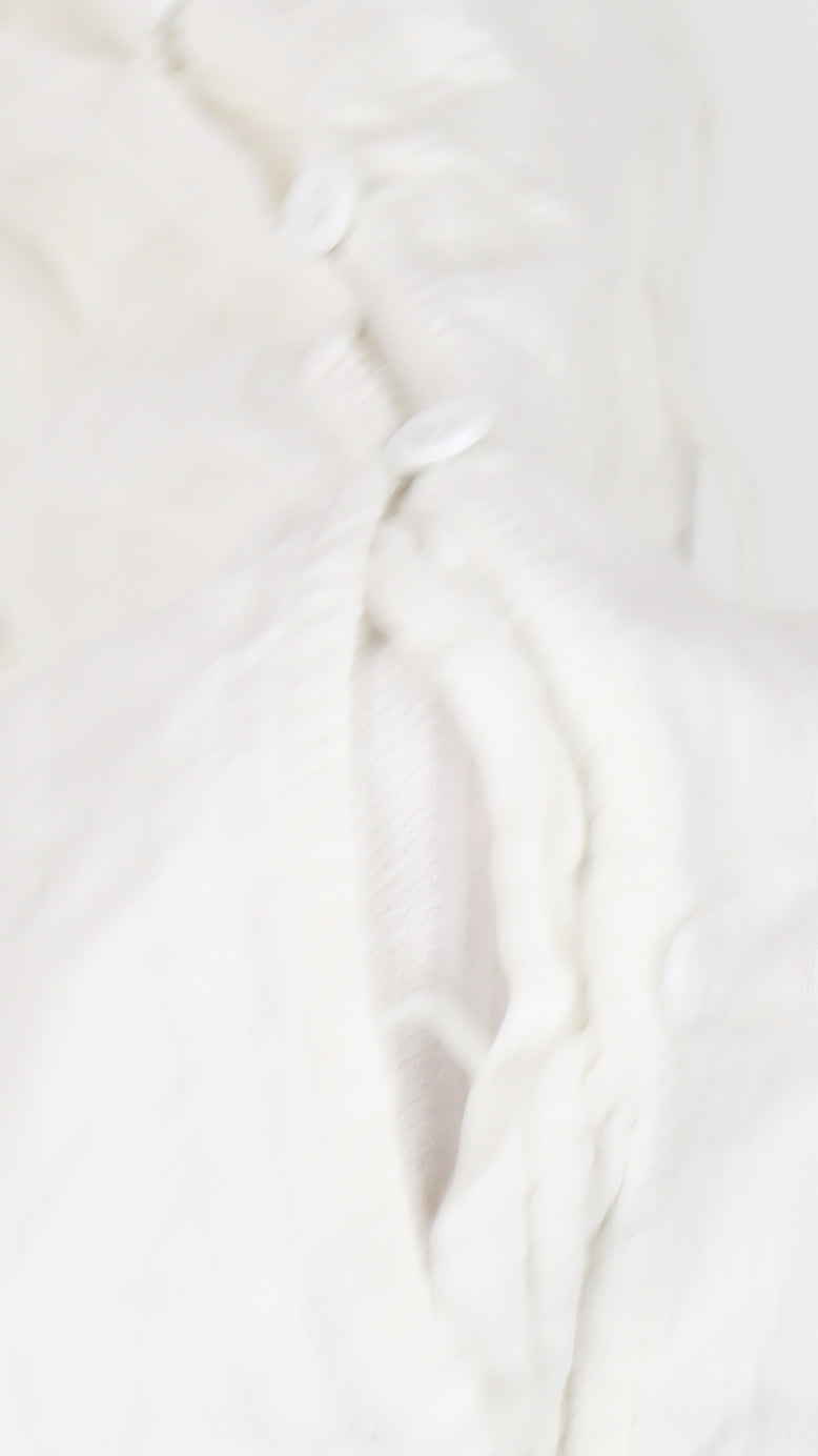 Primrose Women's White Long Sleeve Cotton Blouse