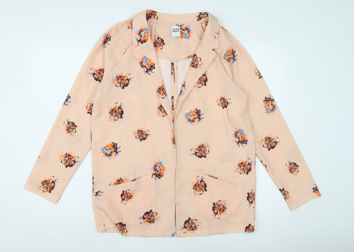 Vero Moda Women's Beige Floral Jacket - Size M