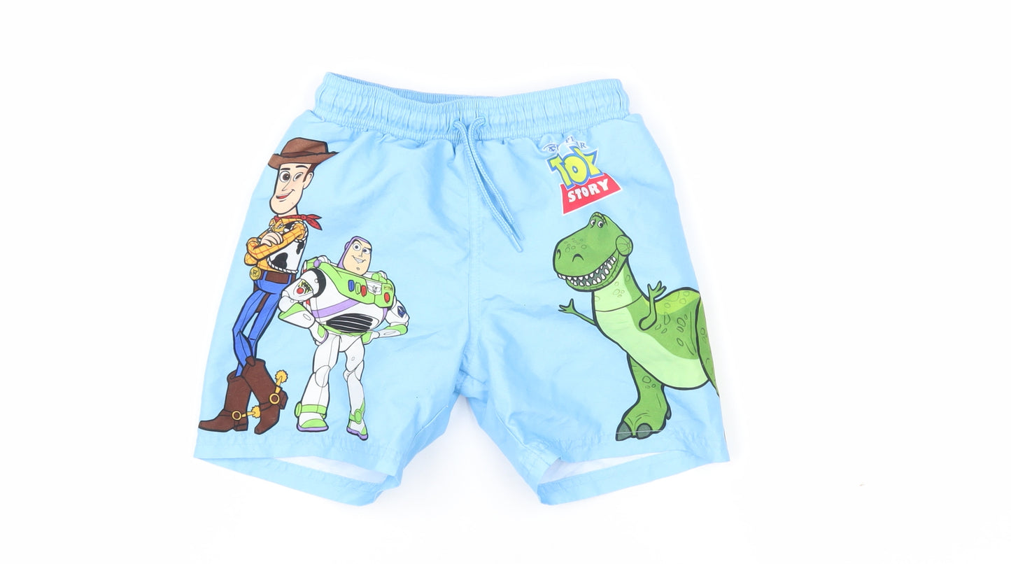 Disney Boys Blue Toy Story Bermuda Shorts S