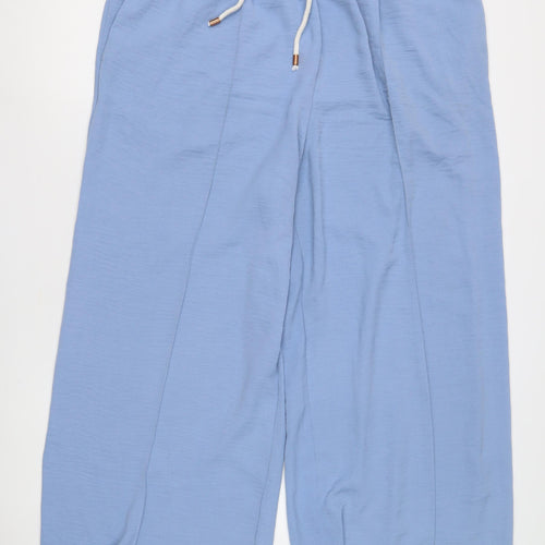 Yours Women's Blue Wide-Leg Trousers UK 20