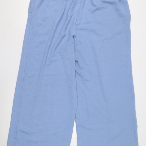 Yours Women's Blue Wide-Leg Trousers UK 20