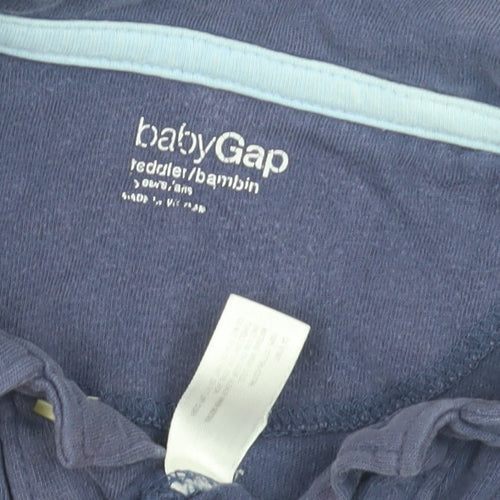 babyGap Boys Blue Polo Shirt 2 Years Casual Cotton