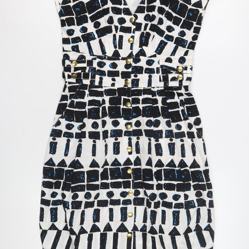 Whistles Women's Geometric Short Dress, Size 8
