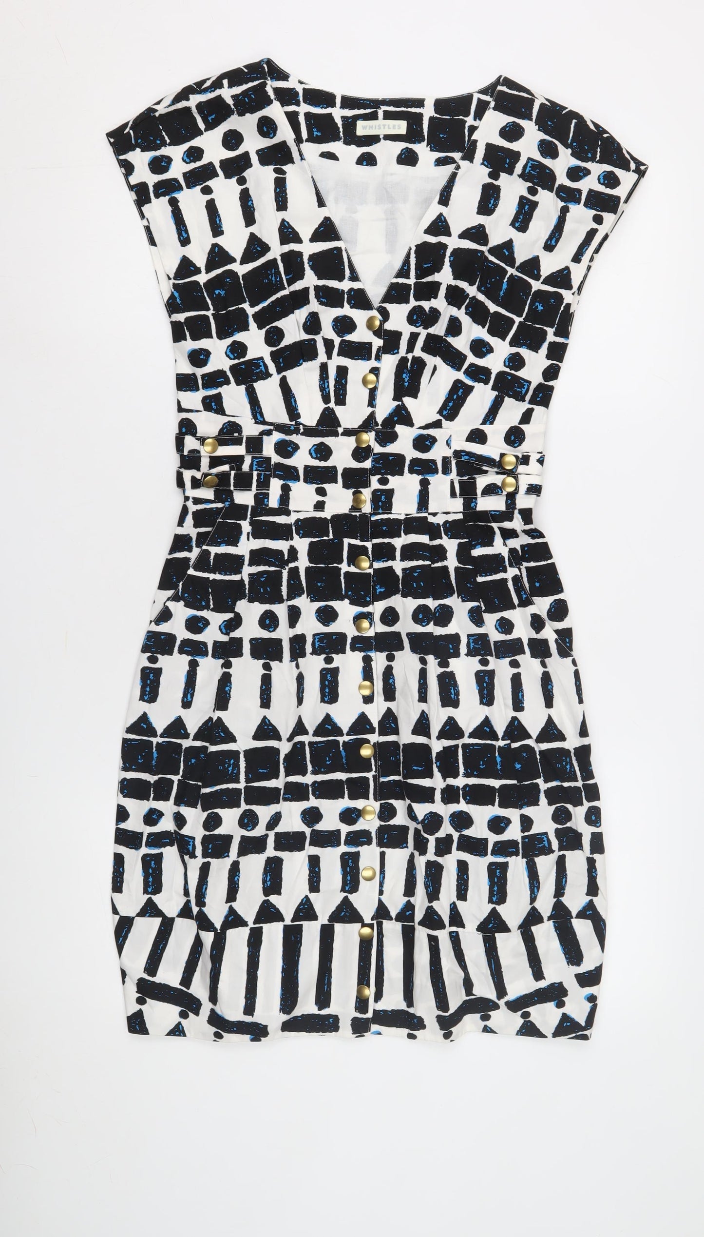 Whistles Women's Geometric Short Dress, Size 8