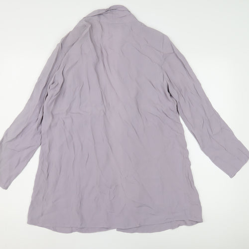 Ann Harvey Women's Purple Mid-Length Jacket Size 14