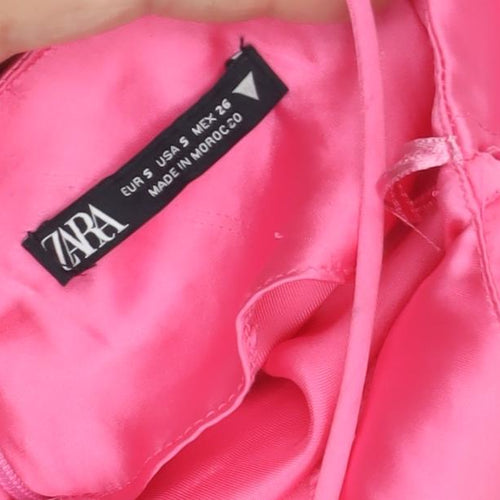 Zara Women Pink Slip Dress Size 10