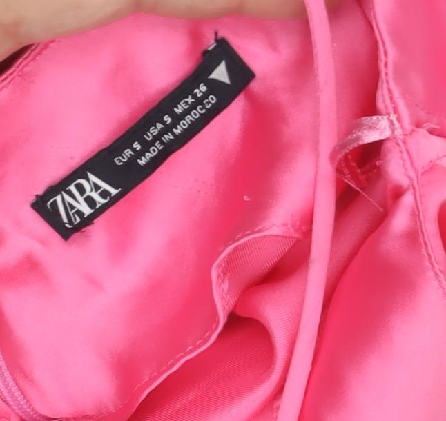 Zara Women Pink Slip Dress Size 10