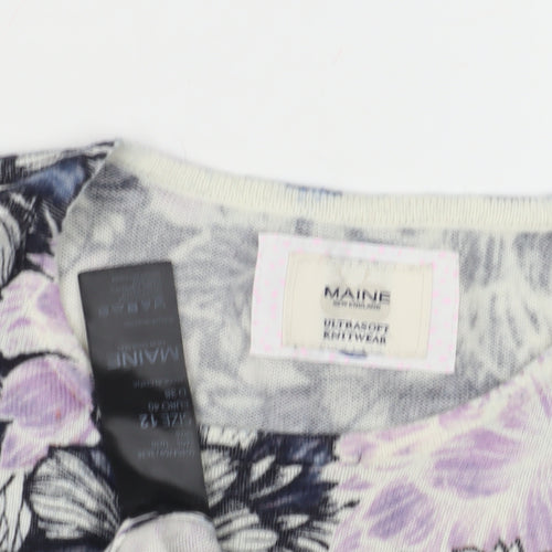 Maine Women's Multicoloured Floral Pullover Size 12
