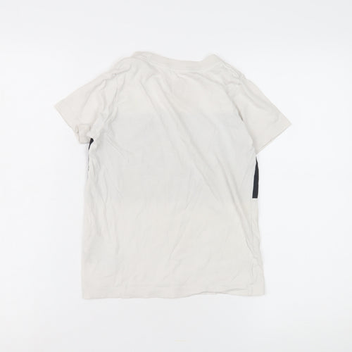 Nike Boys Beige XS Colourblock T-Shirt