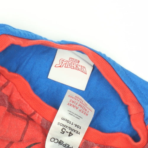 Marvel Spider-Man Boys Red/Blue Graphic T-Shirt 4-5 Years