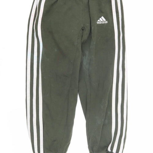 Adidas Boys Green Jogger Trousers, Size 4 Years