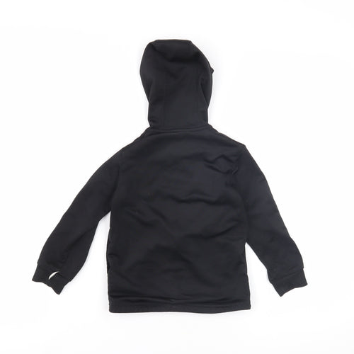 Adidas Boys Black Full Zip Hoodie 2-3 Years