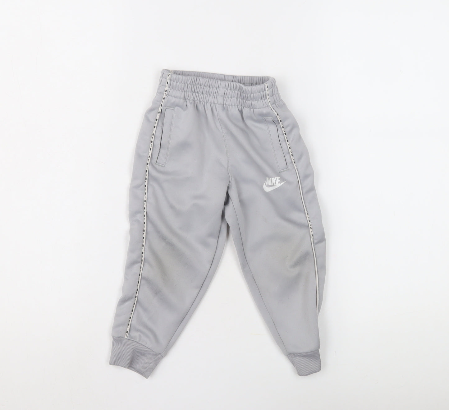 Nike Boys Grey Jogger Trousers, Size 2-3 Years | Activewear