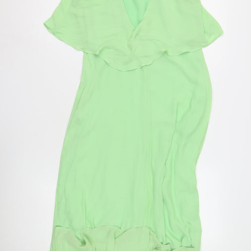 Zara Basic Women’s Green Slip Midi Dress M