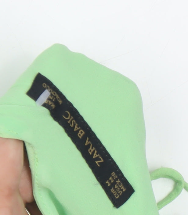 Zara Basic Women’s Green Slip Midi Dress M