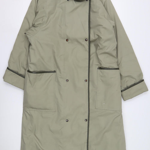St Michael Women's Beige Long Overcoat Size 14