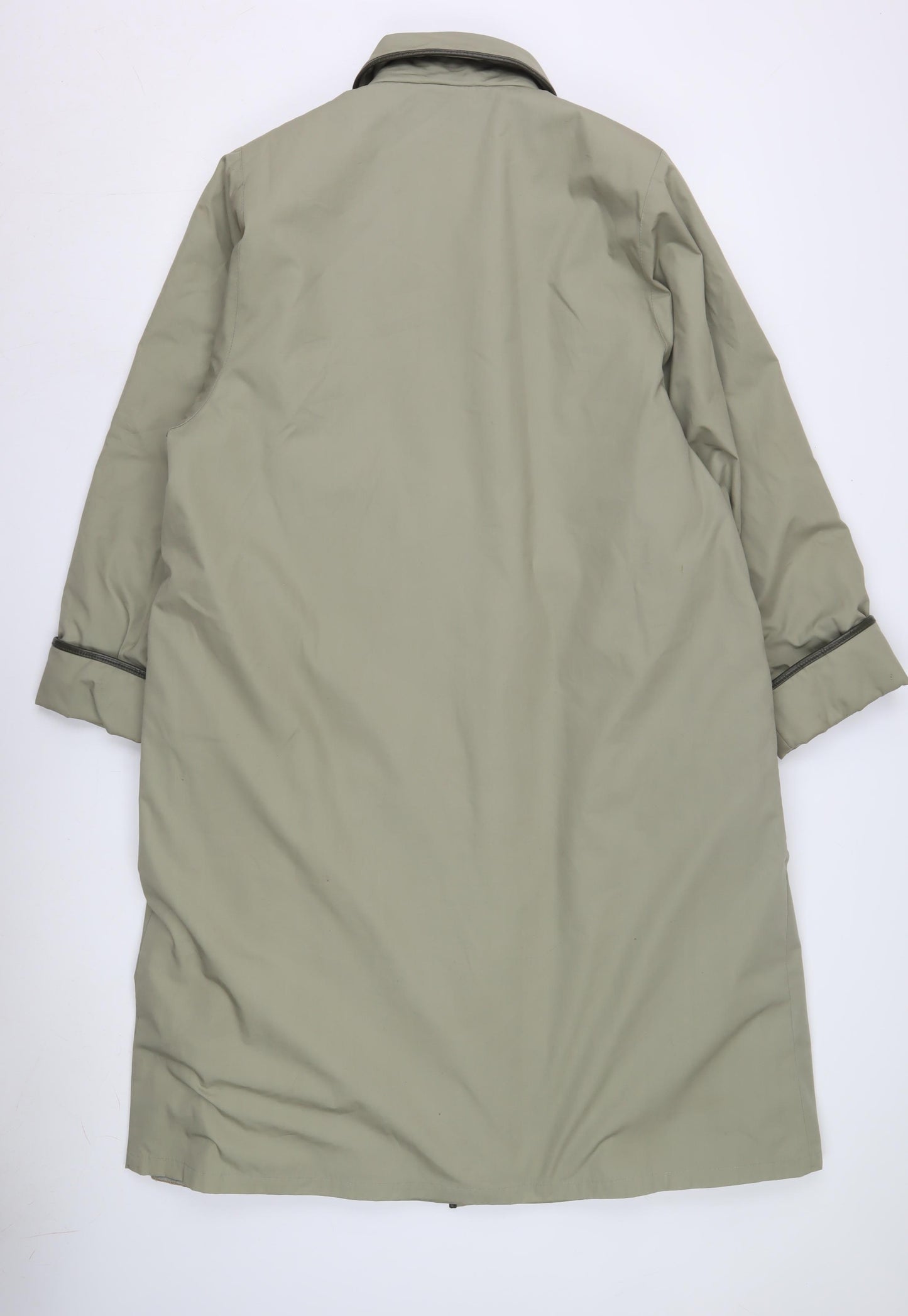 St Michael Women's Beige Long Overcoat Size 14