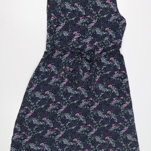 Faithful & True Women's Floral Dress UK 14 Multicoloured Sleeveless
