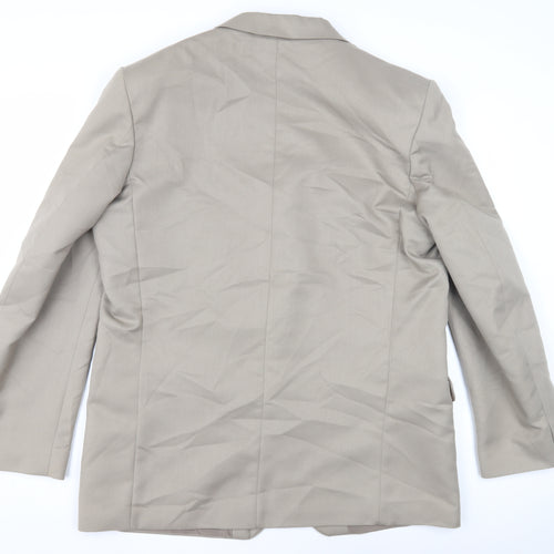 City inc Men's Beige Blazer 44L Regular Fit Jacket