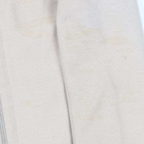 Marks and Spencer Women's Beige Wool Blend Coat Size 8