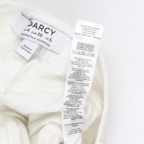Dorothy Perkins Women's White Skinny Jeans Size 8