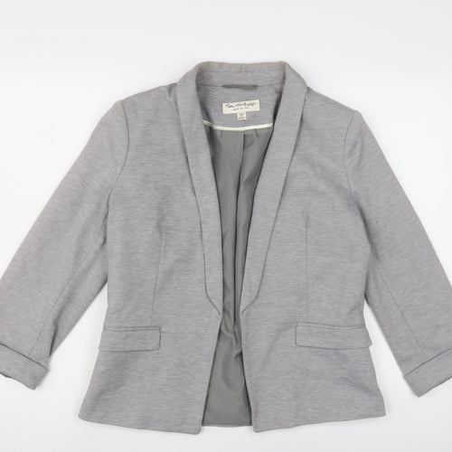 Miss Selfridge Women's Grey Blazer UK 12 Regular