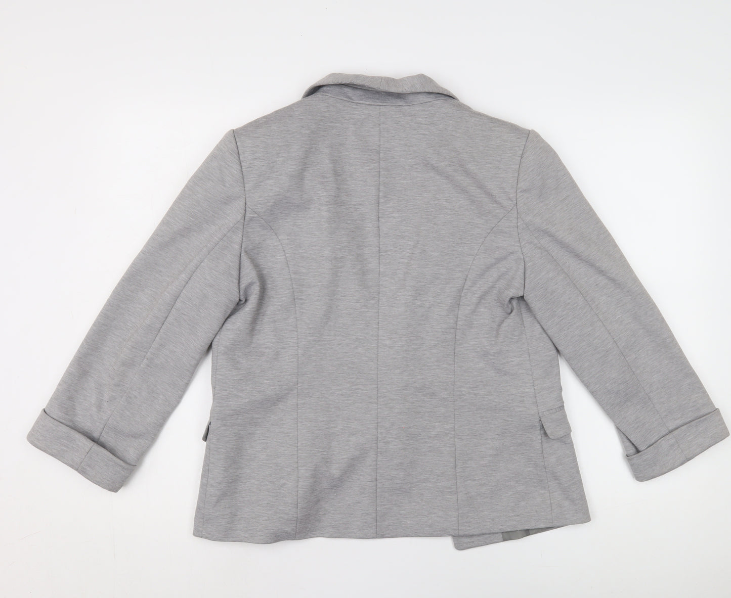 Miss Selfridge Women's Grey Blazer UK 12 Regular