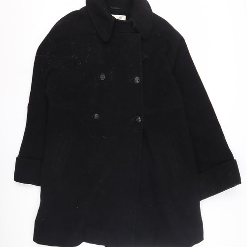 Damsel in a Dress Women's Black Pea Coat Size 10