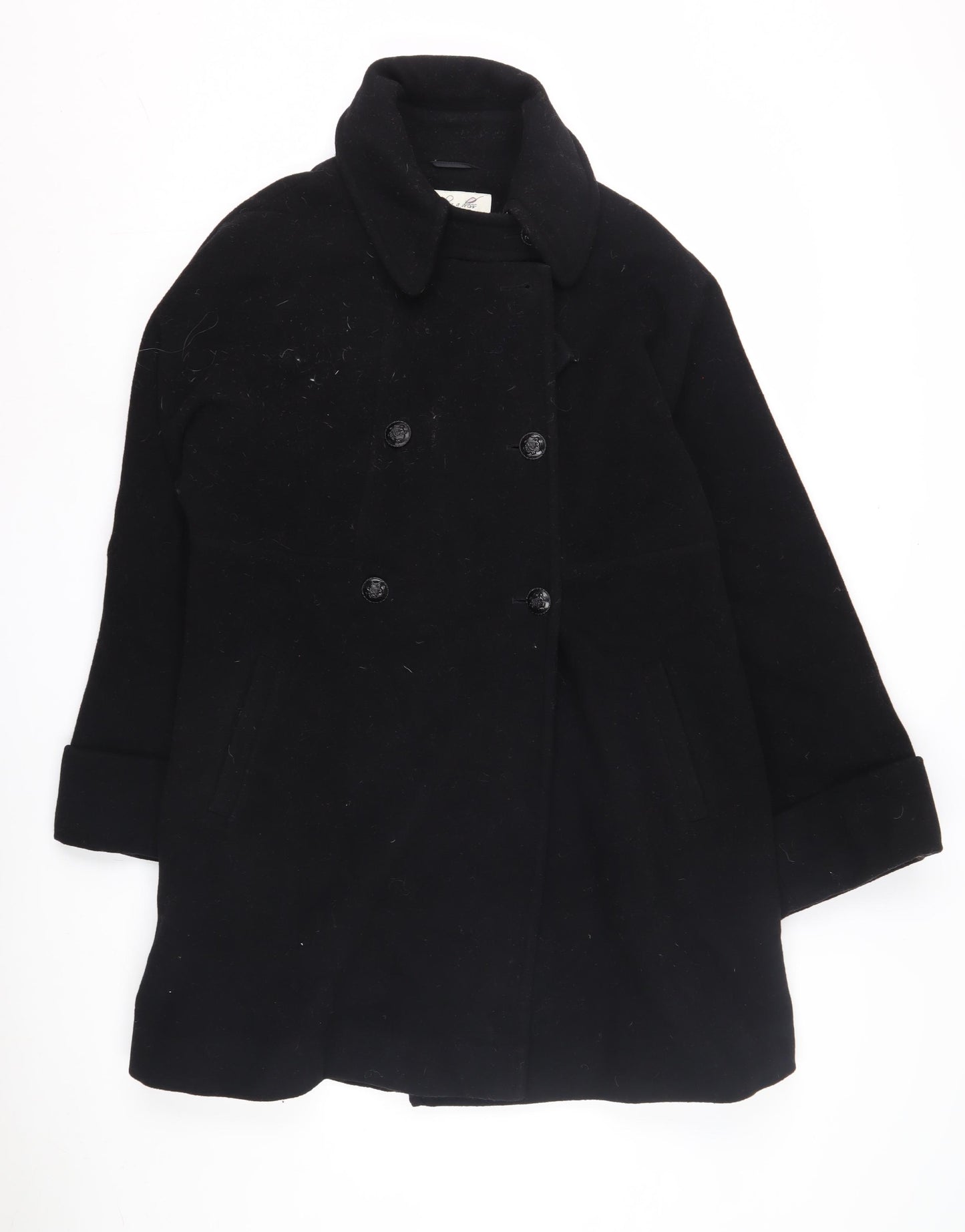 Damsel in a Dress Women's Black Pea Coat Size 10