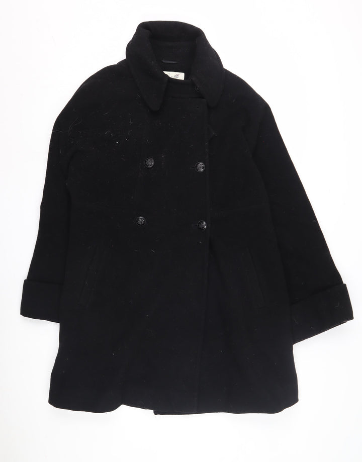 Damsel in a Dress Women's Black Pea Coat Size 10