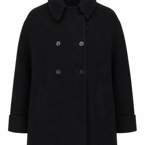 Damsel in a Dress Women's Black Pea Coat Size 10